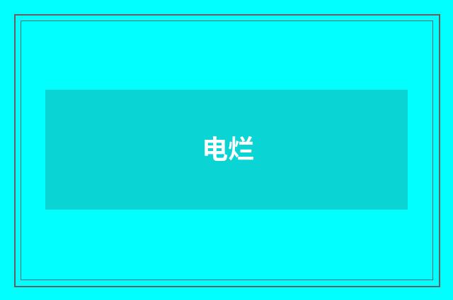 电烂