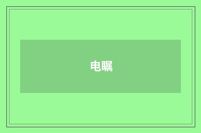 电瞩