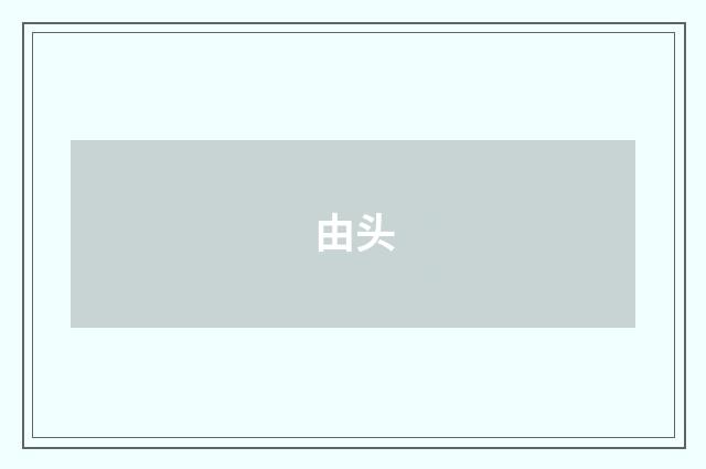 由头