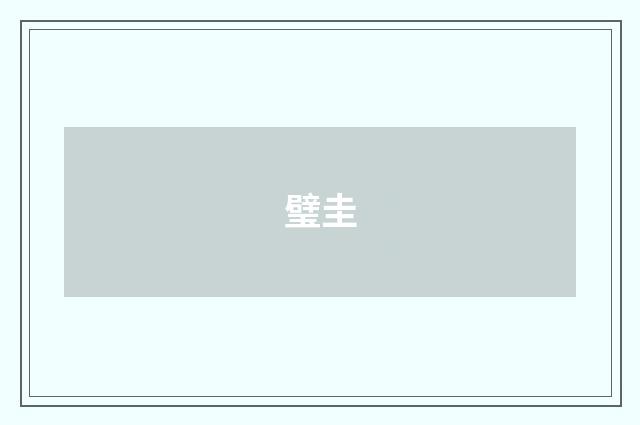 璧圭