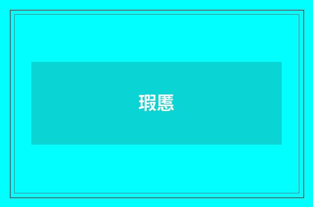 瑕慝