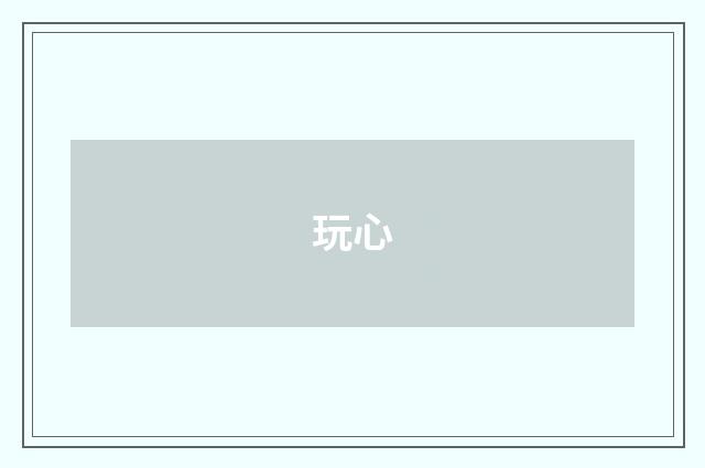 玩心