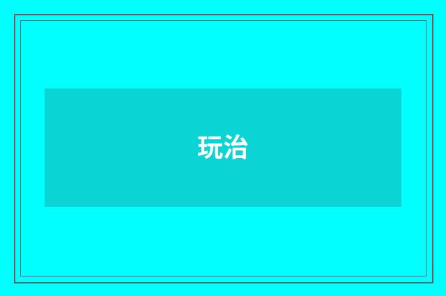 玩治