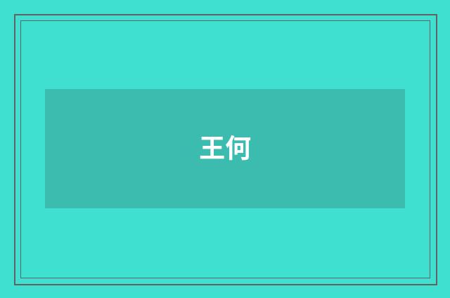 王何
