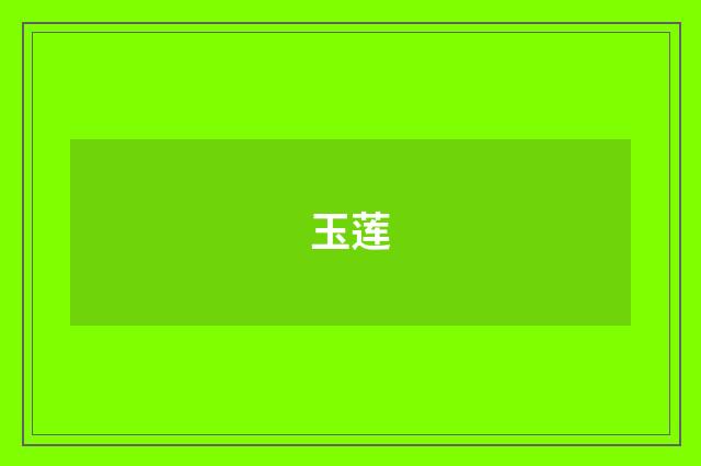 玉莲