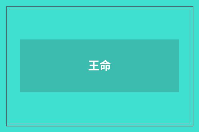 王命