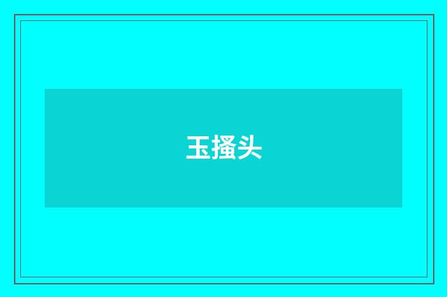 玉搔头