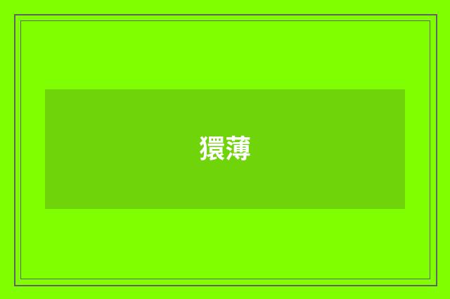 獧薄