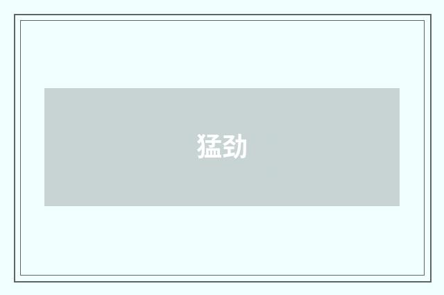 猛劲