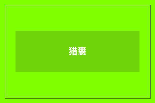 猎囊