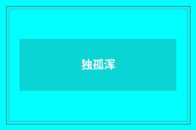 独孤浑