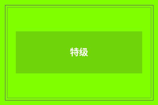 特级