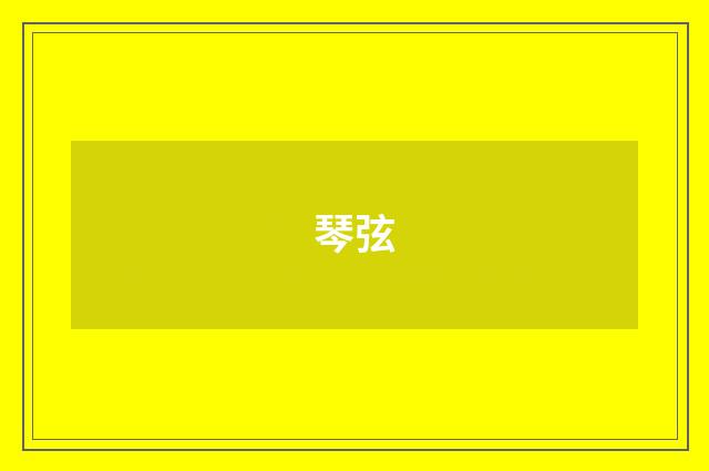 琴弦