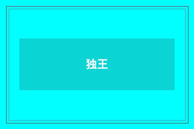 独王