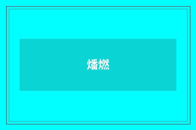 燔燃