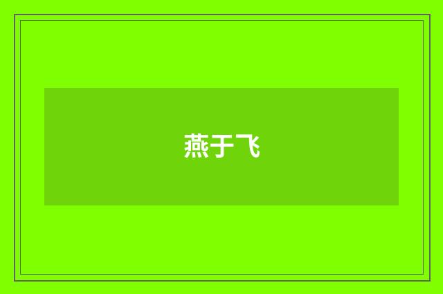 燕于飞