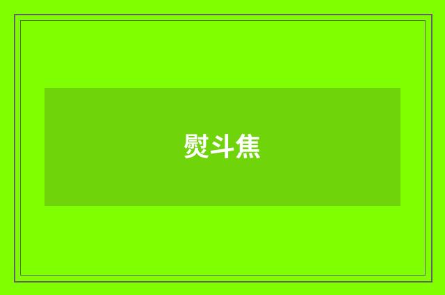 熨斗焦