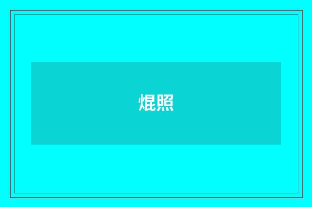 焜照