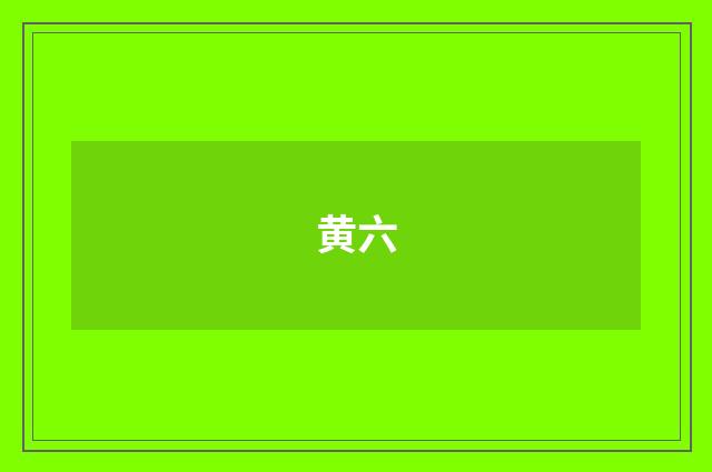 黄六