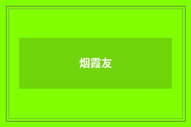 烟霞友