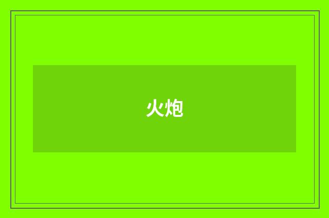 火炮