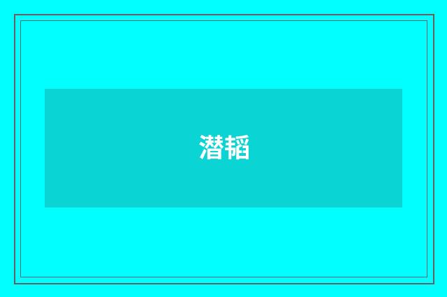 潜韬