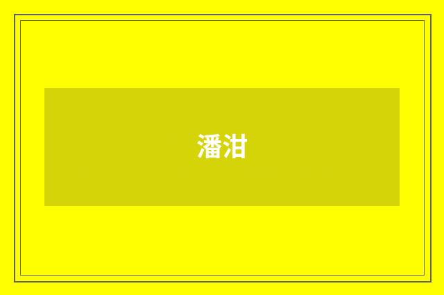 潘泔
