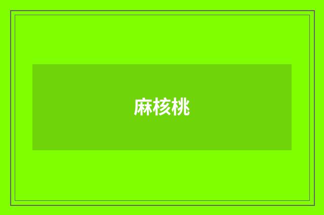 麻核桃