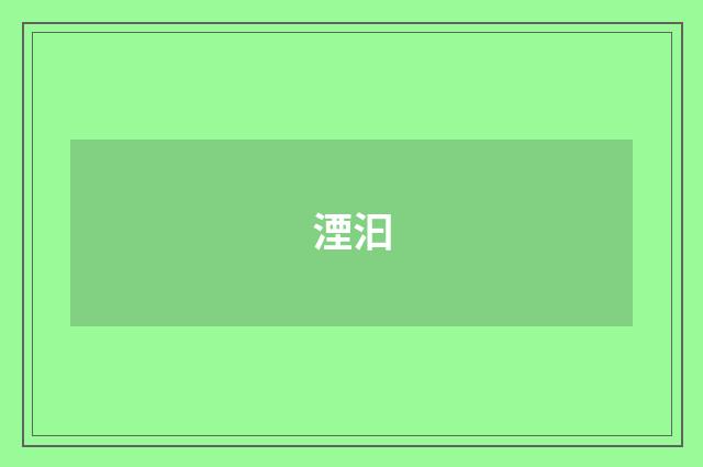 湮汩