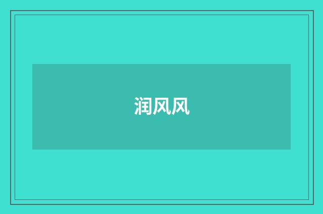 润风风