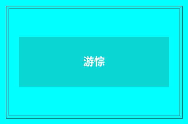 游悰