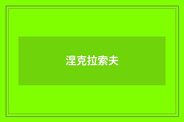 涅克拉索夫