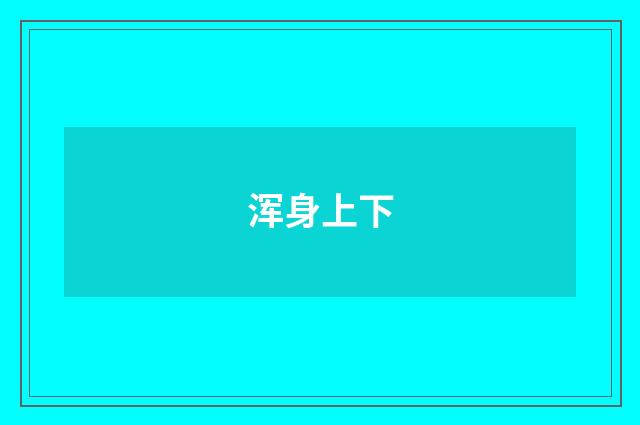 浑身上下