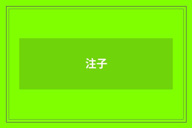 注子