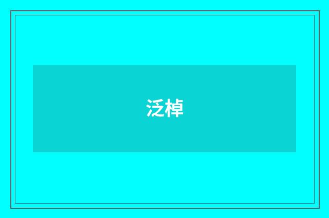 泛棹