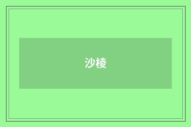 沙棱