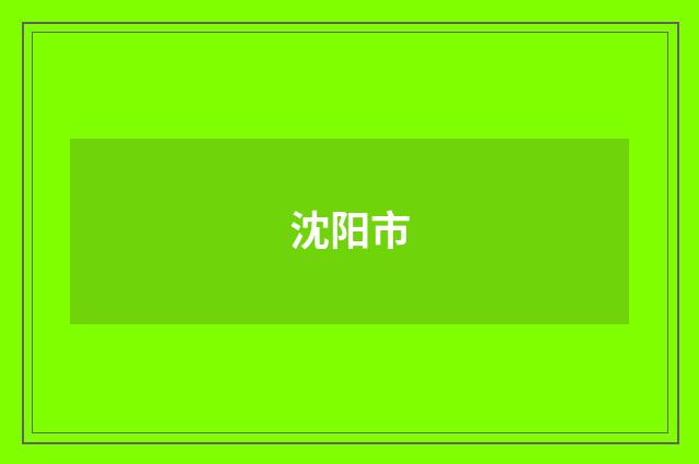 沈阳市