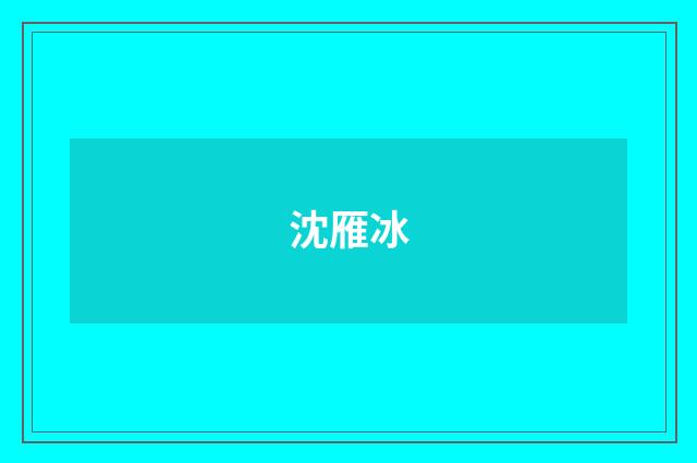 沈雁冰