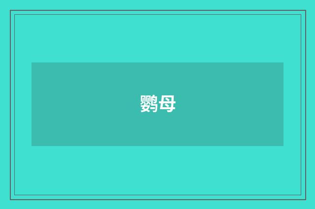 鹦母