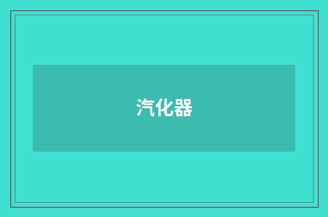 汽化器