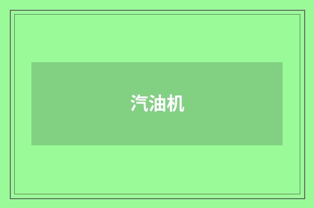 汽油机