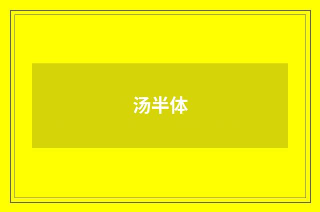 汤半体
