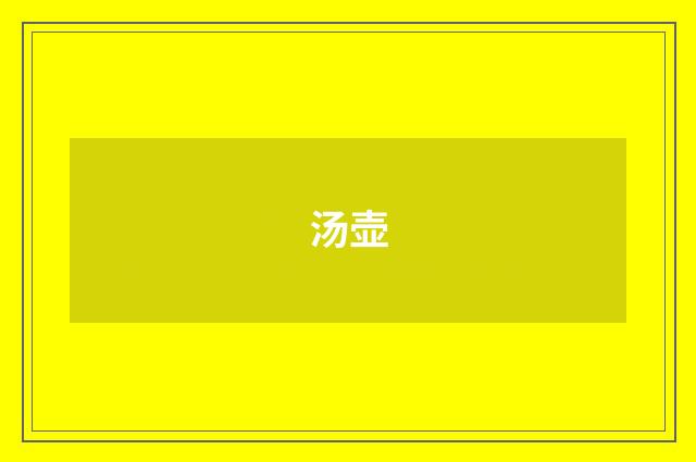 汤壶