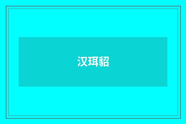汉珥貂