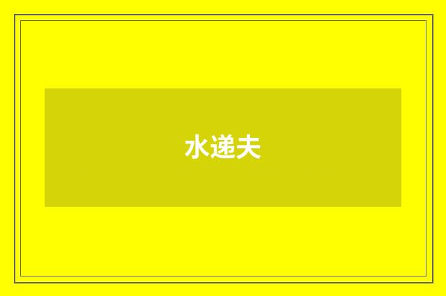 水递夫