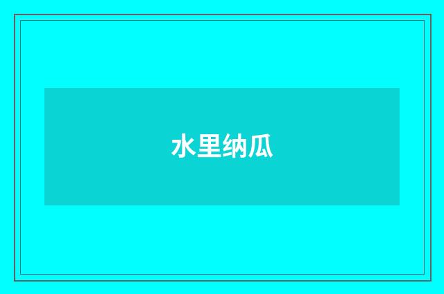 水里纳瓜