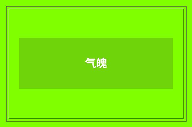 气魄