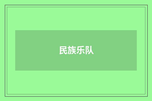 民族乐队
