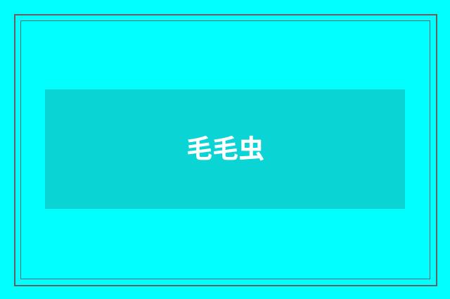 毛毛虫