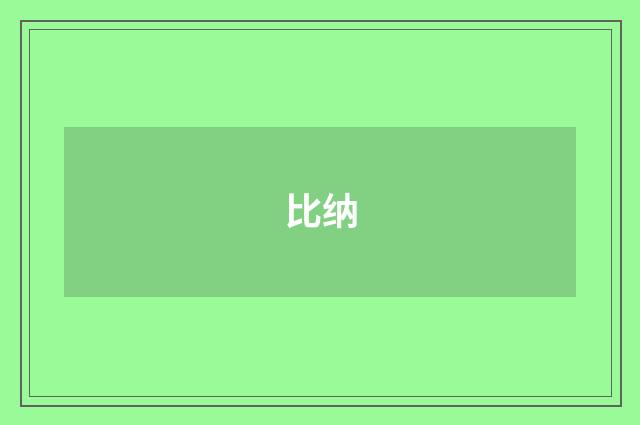 比纳